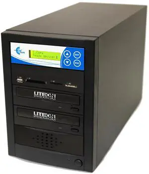 EZ DUPE 1 to 1 Media Mirror Duplicator - Flash (SD/CF/MS/MMC/USB) & Disc (DVD/CD) to DVD CD Disc Copy Copier Multimedia Backup (M901-SSP)