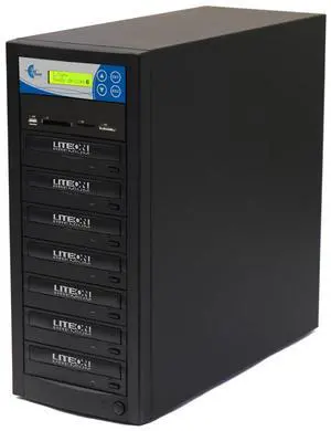 EZ DUPE 1 to 6 Media Mirror Duplicator - Flash (SD/CF/MS/MMC/USB) & Disc (DVD/CD) to DVD CD Disc Copy Copier Multimedia Backup (M906-SSP)
