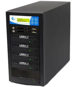 EZ DUPE 1 to 3 Media Mirror Plus DVD Duplicator - Flash (SD / CF / MS / MMC / USB) & Disc (DVD / CD) to 1 Media / 3 Disc Copy Copier Multimedia Backup (M1003-SSP) EZ DUPE 1 to 3 Media Mirror Plus DVD Duplicator - Flash (SD / CF / MS / MMC / USB) & Disc (DVD / CD) to 1 Media / 3 Disc Copy Copier Multimedia Backup (M1003-SSP)