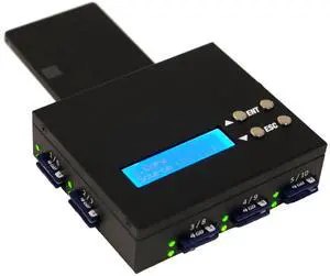 EZ Dupe 1 to 9 SD Duplicator / SSD & 2.5" HDD Disk Image to SD Transfer (Mobile Pro - SD Version) - DM-FD0-10SD1HB