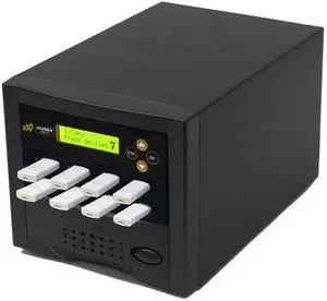 Acumen Disc 1 to 7 USB Duplicator - 2GB/Min - Multiple Standard-A Flash Media Memory Card Copier & Sanitizer (DOD Compliant) System - 2.0/3.0 Digital Key Dongle/Thumb Drive Storage 35MB/Sec (AD07-USB)