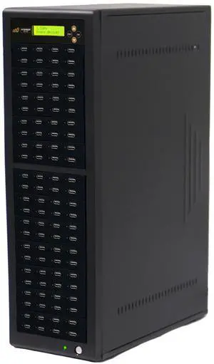 Acumen Disc 1 to 95 USB Duplicator - 2GB/Min - Multiple Standard-A Flash Media Memory Card Copier & Sanitizer DOD Compliant System - 2.0/3.0 Digital Key Dongle/Thumb Drive Storage 35MB/Sec (AD95-USB)