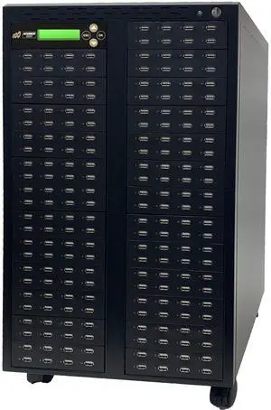 Acumen Disc 1 to 199 USB Duplicator - 2GB/Min - Multiple Standard-A Flash Media Memory Card Copier & Eraser DOD Compliant System - 2.0/3.0 Digital Key Dongle/Thumb Drive Storage 35MB/Sec (AD199-USB)