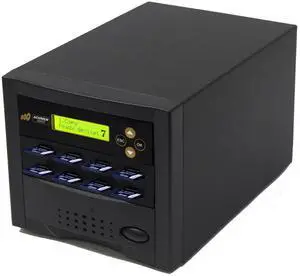 Acumen Disc 1 to 7 SD Duplicator - 2GB/Min - Multiple Secure Digital & MicroSD SDHC SDXC Micro Flash Drive Memory Card Standalone Copier & DoD Compliant Eraser/Sanitizer - 35MB/Sec  (AD07-SDC)