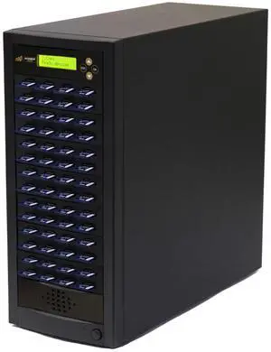Acumen Disc 1 to 55 SD Duplicator - 2GB/Min - Multiple Secure Digital & MicroSD SDHC SDXC Micro Flash Drive Memory Card Standalone Copier & DoD Compliant Eraser/Sanitizer - 35MB/Sec (AD55-SDC)