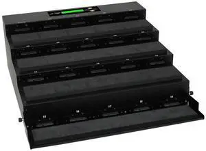 Acumen Disc  1 to 19 Flatbed Hard Drive Duplicator - 36GB/Min - Standalone Copier and DoD Compliant Sanitizer/Eraser for Multiple SATA 2.5 HDD Disk SSD Solid State Drives 600MB/Sec (AD19-OP600)