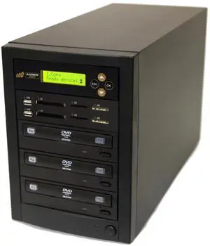 Acumen Disc CrossOver Bi-Directional Multimedia Flash Memory Copier (CF SD MS USB) to 1-2 CD DVD Disc Duplicator / Media Converter - Disc to Disc / Flash Memory to Flash Memory (AD02-MMP)