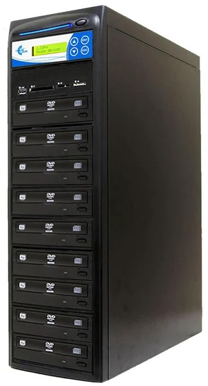 EZ DUPE 1 to 8 Media Mirror Duplicator - Flash (SD/CF/MS/MMC/USB) & Disc (DVD/CD) to DVD CD Disc Copy Copier Multimedia Backup (M908-SSP) EZ DUPE 1 to 8 Media Mirror Duplicator - Flash (SD/CF/MS/MMC/USB) & Disc (DVD/CD) to DVD CD Disc Copy Copier Multimedia Backup (M908-SSP)