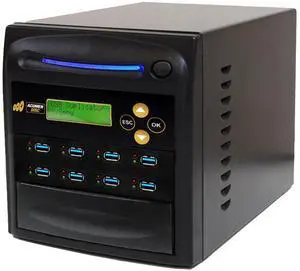Acumen Disc 1 to 7 USB 3.0 Duplicator & DOD Eraser - 6GB/Min AD07-USB100 | Standalone Type-A Flash Media Copier & Sanitizer - Clone Copy Erase 2.0/3.0/3.1 Key Dongle/Thumb Drive Memory at 100MB/sec Acumen Disc 1 to 7 USB 3.0 Duplicator & DOD Eraser - 6GB/Min AD07-USB100 | Standalone Type-A Flash Media Copier & Sanitizer - Clone Copy Erase 2.0/3.0/3.1 Key Dongle/Thumb Drive Memory at 100MB/sec