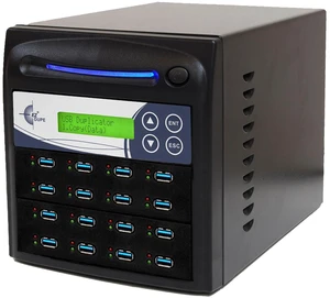 EZ DUPE 1 to 15 USB 3.0/3.1 Duplicator & DOD Eraser - 6GB/Min U15-SSPX100 | Standalone Copier & Sanitizer - Multiple Type-A USB Flash Media Thumb Drive -Storage Cloner at Copy Speed up to 100MB/Sec EZ DUPE 1 to 15 USB 3.0/3.1 Duplicator & DOD Eraser - 6GB/Min U15-SSPX100 | Standalone Copier & Sanitizer - Multiple Type-A USB Flash Media Thumb Drive -Storage Cloner at Copy Speed up to 100MB/Sec