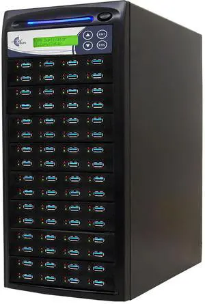 EZ DUPE 1 to 63 USB 3.0/3.1 Duplicator & DOD Eraser - 6GB/Min U63-SSPX100 | Standalone Copier & Sanitizer - Multiple Type-A USB Flash Media Thumb Drive -Storage Cloner at Copy Speed up to 100MB/Sec EZ DUPE 1 to 63 USB 3.0/3.1 Duplicator & DOD Eraser - 6GB/Min U63-SSPX100 | Standalone Copier & Sanitizer - Multiple Type-A USB Flash Media Thumb Drive -Storage Cloner at Copy Speed up to 100MB/Sec