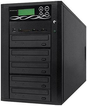 Spartan Media Mirror Flash Memory & Disc to Disc Duplicator with 1-4 DVD/CD Burners (with Memory Stick (MS), CompactFlash (CF), Secure Digital (SD), USB Slots) M904-SSP