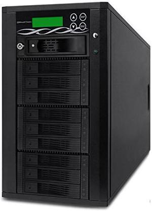 Spartan 1 to 9 Target High Performance 3.5" / 2.5" SATA Hard Disk Drive HDD and Solid State SSD 100MBps Memory Multiple Copy Standalone Duplicator H09HSHEB