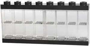 LEGO Minifigure 16 Compartment Display Case, Black