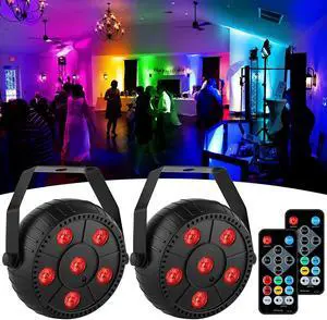 Par Lights Battery Powered, OPPSK 18W 6LEDs RGB Stage Lights 2 Pack, Battery Powered and Remote Control, 6Hours Working Time for DJ Gigs Wedding Church Christmas Party Stage Lighting Par Lights Battery Powered, OPPSK 18W 6LEDs RGB Stage Lights 2 Pack, Battery Powered and Remote Control, 6Hours Working Time for DJ Gigs Wedding Church Christmas Party Stage Lighting
