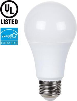 Dimmable A19 LED Light Bulb, 9.5W (60W Incandescent Equivalent), 2700K Soft White, 800lm, E26 Base, UL & ENERGY STAR Listed 6000K