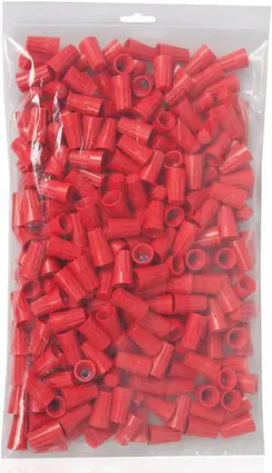 OmaiLighting Red Electrical Wire Connector Screw Terminal (250 Pack)