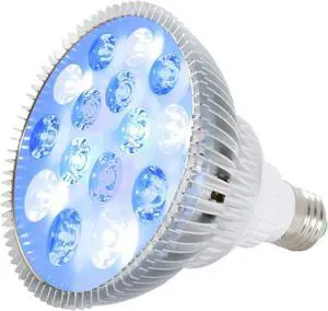 OmaiLighting LED Aquarium Light Bulb, Blue White 12w Class