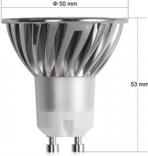Dimmable 4W GU10 LED Bulbs, 35W Equivalent, Recessed Lighting, Track Lighting, Warm White