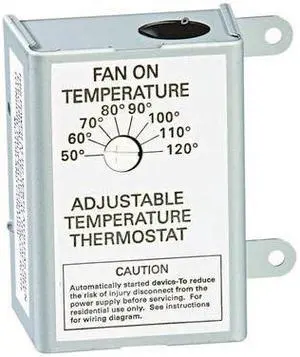 Air Vent Inc 58033 Thermostat Pwrvent Auto
