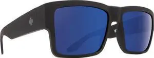 Spy Cyrus Sunglasses 673180973821 - Soft Matte Black/HD Plus Bronze/Blue Mirror