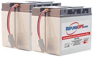 RefurbUPS RBC55 - Compatible Replacement Battery Kit For RefurbUPS APC Compatible with Harness - Plug & Play Ready
