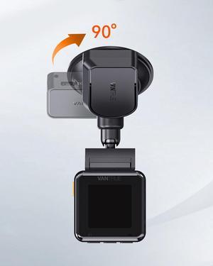 VANTRUE E3, E2,E1,E1 Lite Dash Cam GPS Receiver Module Type C USB Port Car Suction Cup Mount for Windows and Mac