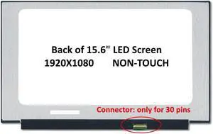 Fullcom's New 15.6 inch screen compatible with N156HGA-EA3 NT156FHM-N51 NT156FHM-N61 NT156FHM-N62 (no mountings) 30Pin eDP