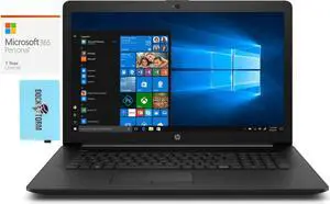 HP 17-by3613dx Home & Business Laptop (Intel i5-1035G1 4-Core, 17.3" 60Hz HD+ (1600x900), Intel UHD, 8GB RAM, 512GB m.2 SATA SSD, Wifi, Win 10 Home) with Microsoft 365 Personal , Dockztorm Hub
