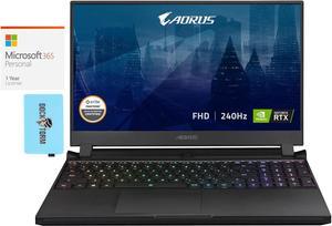 Gigabyte AORUS 15P Gaming & Entertainment Laptop (Intel i7-11800H 8-Core, 16GB RAM, 1TB SSD, 15.6" Full HD (1920x1080), NVIDIA RTX 3070, Wifi, Win 10 Home) with Microsoft 365 Personal , Hub