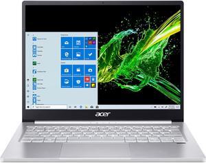 Acer Swift 3 SF313 Laptop Silver Intel i51035G4 4Core 135 2256x1504 8GB RAM 512GB SSD Intel Iris Plus Webcam Wifi Bluetooth Backlit KB Fingerprint USB 31 HDMI Win 10 Home