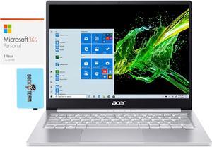Acer Swift 3 SF313 Laptop Intel i51035G4 4Core 135 2256x1504 8GB RAM 512GB SSD Intel Iris Plus Webcam Wifi Bluetooth Backlit KB Win 10 Home with Microsoft 365 Personal  Hub