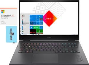 HP OMEN 16  Gaming & Entertainment Laptop (AMD Ryzen 7 5800H 8-Core, 16GB RAM, 512GB m.2 SATA SSD, 16.1" Full HD (1920x1080), Win 11 Home) with Microsoft 365 Personal , Hub