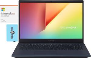 ASUS VivoBook Home & Business Laptop (Intel i5-10300H 4-Core, 12GB RAM, 512GB SSD + 32GB Optane, 15.6" Full HD (1920x1080), NVIDIA GTX 1650, Win 10 Pro) with Microsoft 365 Personal , Hub