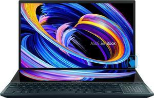 ASUS ZenBook Pro Duo 15 Gaming  Business Laptop Intel i911900H 8Core 156 60Hz Touch Full HD 1920x1080 NVIDIA RTX 3060 32GB RAM 1TB SSD Backlit KB Wifi USB 32 HDMI Win 11 Pro