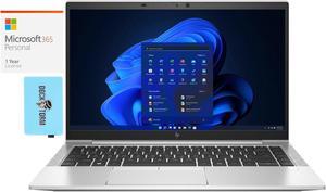 HP EliteBook 840 G8 Home & Business Laptop (Intel i5-1145G7 4-Core, 14.0" 60Hz Full HD (1920x1080), Intel Iris Xe, 16GB RAM, 512GB SSD, Win 10 Pro) with Microsoft 365 Personal , Dockztorm Hub