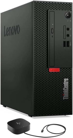 Lenovo ThinkCentre M70c SFF Home & Business Mini Desktop (Intel i3-10100 4-Core, AMD Radeon 520, 4GB RAM, 120GB SATA SSD, HDMI, Display Port, Optical Drive, Win 10 Pro)