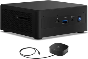Intel NUC11PAHi5 Home & Business Mini Desktop (Intel i5-1135G7 4-Core, Integrated Graphics, 16GB RAM, 1TB HDD (2.5), Wifi, USB 3.2, HDMI, Bluetooth, Win 10 Pro) with G2 Universal Dock Intel NUC11PAHi5 Home & Business Mini Desktop (Intel i5-1135G7 4-Core, Integrated Graphics, 16GB RAM, 1TB HDD (2.5), Wifi, USB 3.2, HDMI, Bluetooth, Win 10 Pro) with G2 Universal Dock