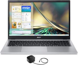 Acer Aspire 3 A315 Home & Business Laptop (AMD Ryzen 5 7520U 4-Core, 15.6" 60Hz Full HD (1920x1080), AMD Radeon, 8GB LPDDR5 5500MHz RAM, 512GB SSD, Wifi, USB 3.2, No OS) with G5 Essential Dock