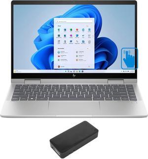 HP Envy 14-es00 Home & Business 2-in-1 Laptop (Intel i5-1335U 10-Core, 14.0" 60 Hz Touch Full HD (1920x1080), Intel Iris Xe, 8GB RAM, 512GB SSD, Backlit KB, Wifi, Win 11 Home) with DV4K Dock