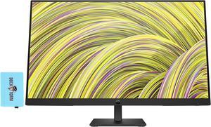 HP P27h G5 FHD Monitor 64W41AA#ABA Bundle With Docztorm Dock, 27" FHD IPS (1920x1080) 75 Hz Display, 1 HDMI 1.4, 1 Display Port 1.2, 1 VGA, Ideal for Office Work, Black (2023 Latest Model)