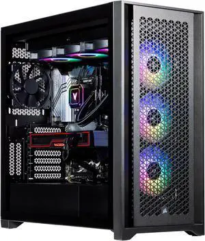 Velztorm Aciex 14th Gen Gaming Desktop PC (Intel i9-14900K, Radeon RX 9070 XT, 32GB DDR5, 2TB PCIe SSD, 360mm AIO, 1000W PSU, WiFi 6, Bluetooth 5.2, RJ-45, 1 Display Port, Win 11 Pro)