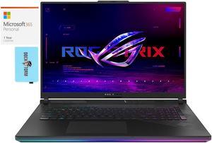 ASUS ROG Strix SCAR 18 Gaming Laptop Intel i914900HX 24Core 18 240 Hz Wide QXGA 2560x1600 GeForce RTX 4090 32GB DDR5 5600MHz RAM Win 11 Pro with Microsoft 365 Personal  Dockztorm Hub