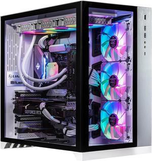 Velztorm Lux CTO Gaming Desktop PC Liquid-Cooled (AMD Ryzen 9-5950X 16-Core, 64GB DDR4, 1TB PCIe SSD+2TB HDD (3.5), GeForce RTX 3080 10GB, AC WiFi, 360mm AIO, RGB Fans, 1000W PSU, Win 10 Home)