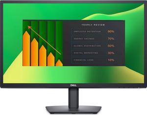 Dell 24" FHD VA (1920x1080) 60Hz Flicker Free Monitor, Anti-Glare Display, 1 x DisplayPort, 1 x VGA, VESA Mount (100x100mm), Ideal for Home & Business, Black Color (2024 Latest Model)