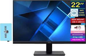 Acer Vero V227Q H FHD Free Sync Monitor with 4ms Response Time, Built-in Speakers, Anti Glare, VESA Mount (100mm), HDMI & Dockztorm USB Port Expander, Black (UM.WV7AA.H01-2025 Latest Model)