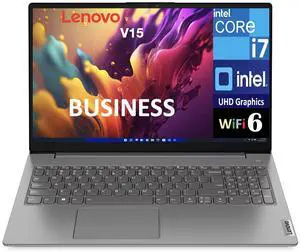 Lenovo V15 Business Laptop 15.6" FHD Display (Intel i7-13620H, 16GB DDR4, 512GB M.2  PCIe SSD, Intel UHD, WiFi 6, Webcam, Bluetooth 5.2, Win 11 Home)