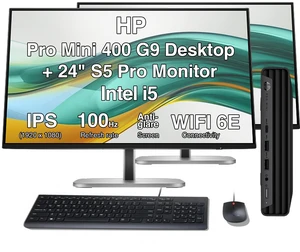 HP Pro Mini 400 G9 Business Mini Desktop (Intel i5-12500T, Intel UHD 770, 16GB DDR4, 512GB SSD, WiFi 6E, Bluetooth 5.4, 90W PSU, RJ-45, 2 Display Port, 1 x HDMI 2.1, Win 11 Pro) HP Pro Mini 400 G9 Business Mini Desktop (Intel i5-12500T, Intel UHD 770, 16GB DDR4, 512GB SSD, WiFi 6E, Bluetooth 5.4, 90W PSU, RJ-45, 2 Display Port, 1 x HDMI 2.1, Win 11 Pro)