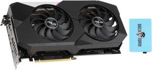 Refurbished ASUS Dual NVIDIA GeForce RTX 3070 V2 OC Edition Gaming Graphics Card PCIe 40 8GB GDDR6 LHR HDMI DisplayPort Axialtech Fan Design Dual BIOS Protective Backplate with hub Refubrished