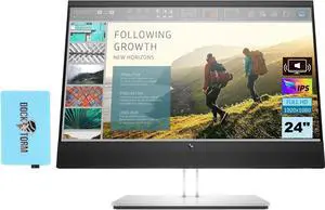 HP Mini-in-One 24#7AX23A8#ABA Monitor with Dockztrom (24" 1080P FHD Webcam with Integrated Stereo Speakers) This Monitor is only Compatible with EliteDesk 705/800 G5 Min and ProDesk 400/600 G5 Mini
